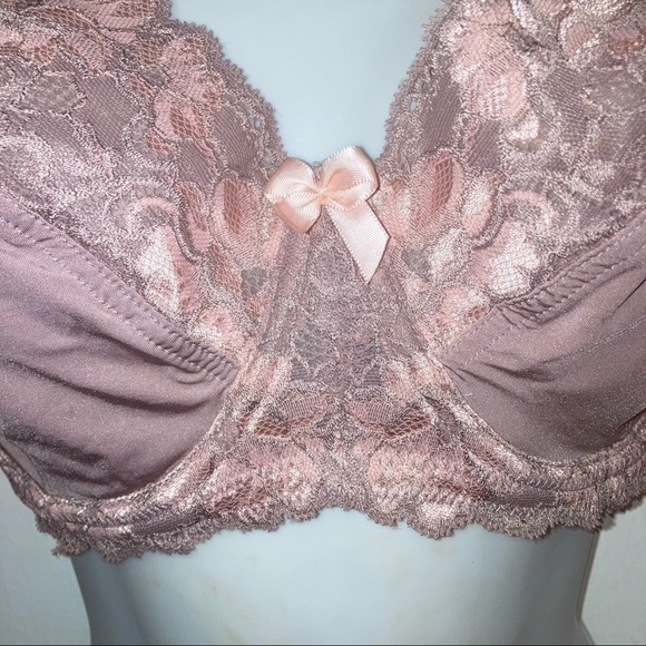 Adore Me Lace Underwire No padding Bra Pink 40D - Picture 3 of 4